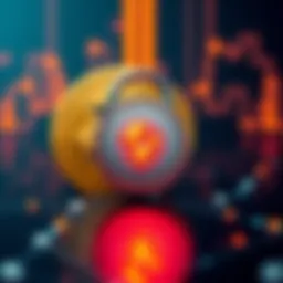 Graphic showing a padlock symbolizing security with Bitcoin in the background, representing the Electrum wallet's response to a security breach.