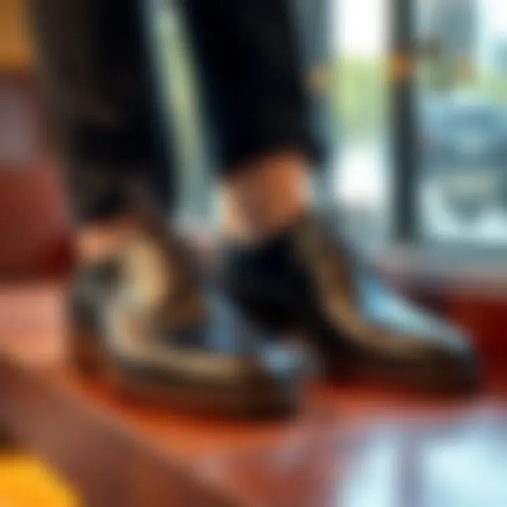 A pair of elegant shoes showcasing a dressier last design, reflecting a vintage style from 1925.