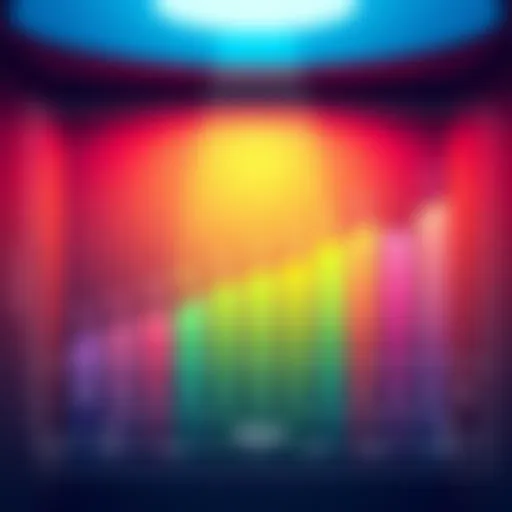 A colorful chart illustrating inflation with emotional symbols, showing financial countdowns over time, designed to evoke discussion on investments and savings.