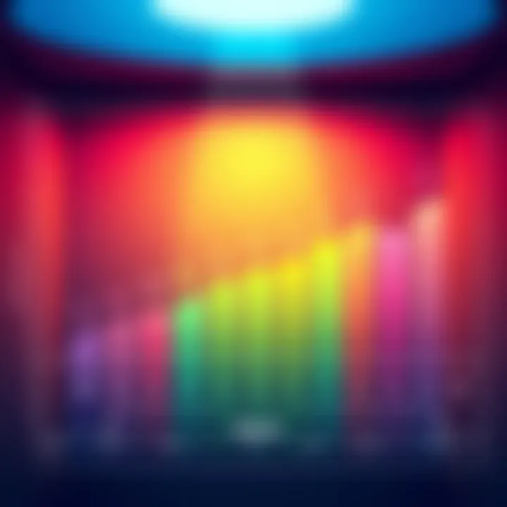A colorful chart illustrating inflation with emotional symbols, showing financial countdowns over time, designed to evoke discussion on investments and savings.