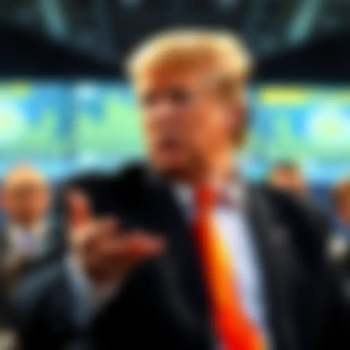 Eric Trump discusses cryptocurrency Eric Trump speaking at a finance event about Bitcoin and investments, with a focus on crypto's impact on the economy