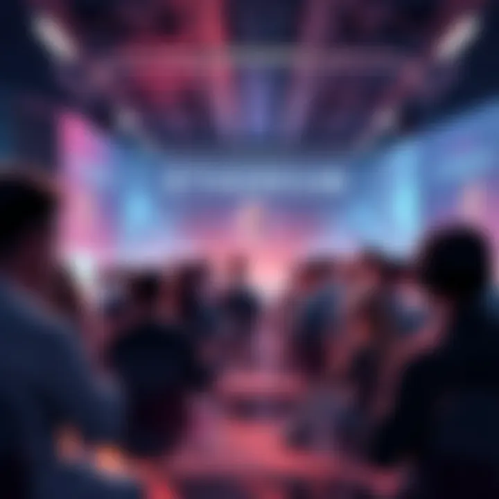Ethereum Discussion Forum People chatting about Ethereum trends and news in a forum setting