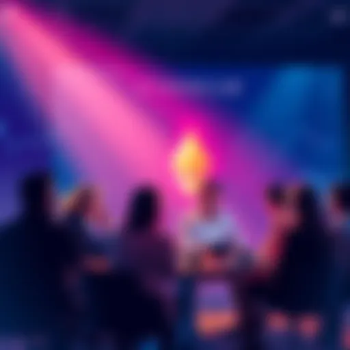 People discussing Ethereum trends and prices in a group setting