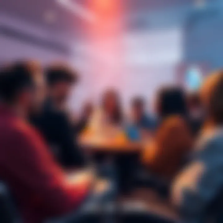 People engaging in a lively discussion about Ethereum topics