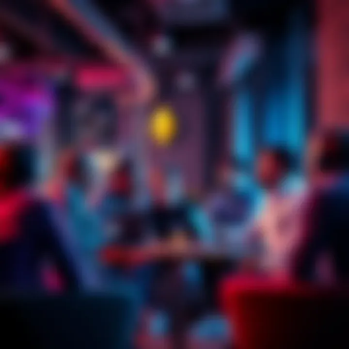 A group of people discussing Ethereum news and updates in a casual setting.
