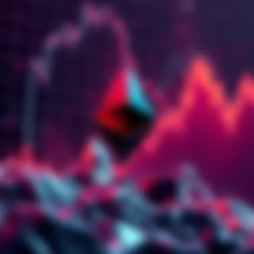 Graph showing Ethereum's price rising, indicating potential future growth after a long period of stability