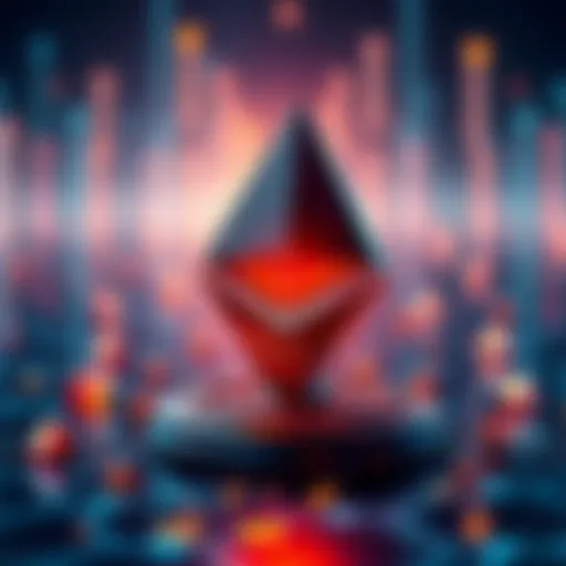 A graphic representing post-quantum security with blockchain elements and a $1 million prize symbol