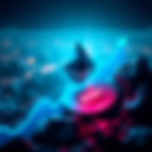 Graphic showing Ethereum logo with a rising graph and $40,000 target