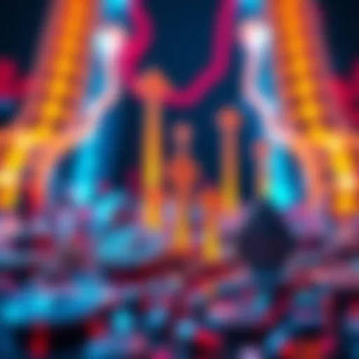 A graphic showing Ethereum symbols with upward arrows to represent yield growth and investment strategies.