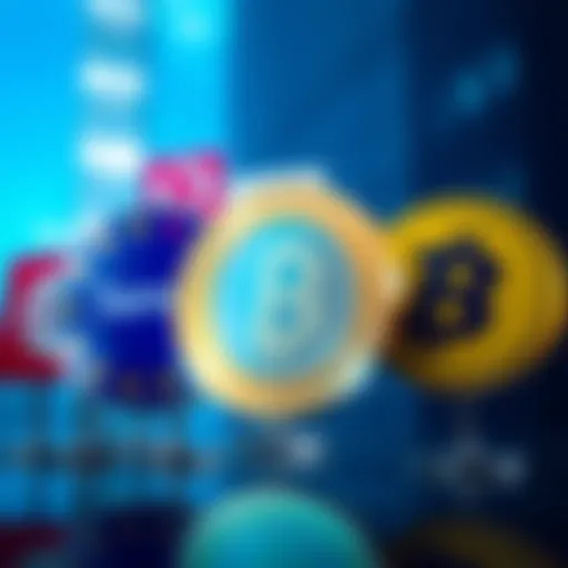 A group of European bank logos with a Euro symbol, representing the launch of a new Euro-pegged stablecoin.