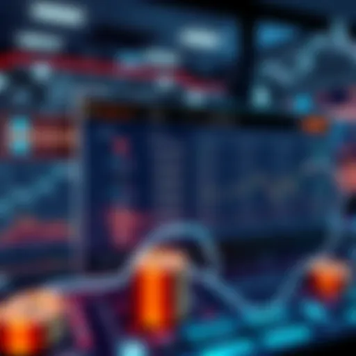 A visualization of a cryptocurrency exchange platform showing HBAR trading options