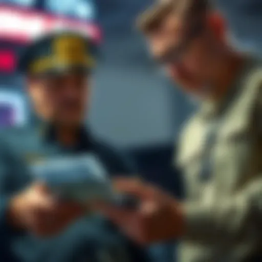 A former LAPD officer and an Israeli gangster looking at a stolen cryptocurrency wallet, representing a theft case in Los Angeles.