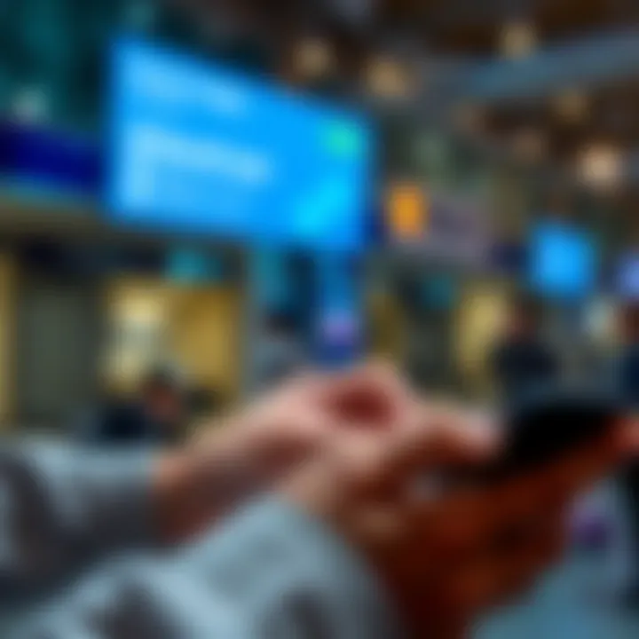 Exchanging Revolut Money to Crypto A person using a mobile app to exchange Revolut funds for cryptocurrency while looking at regional restrictions on the screen.