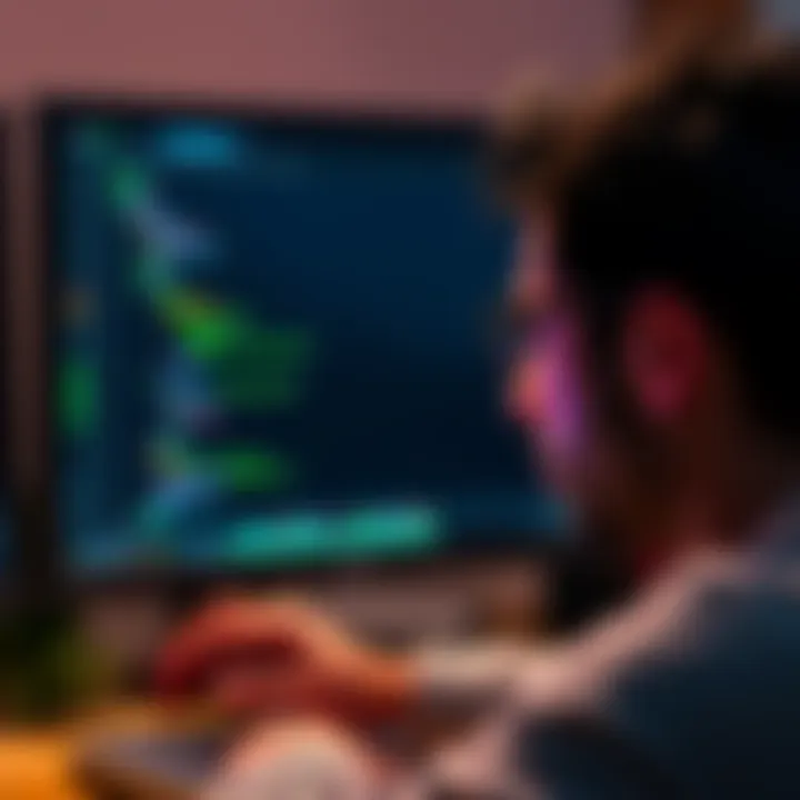 A distressed individual looking at a computer screen showing an empty digital wallet, symbolizing the loss of assets after updates.