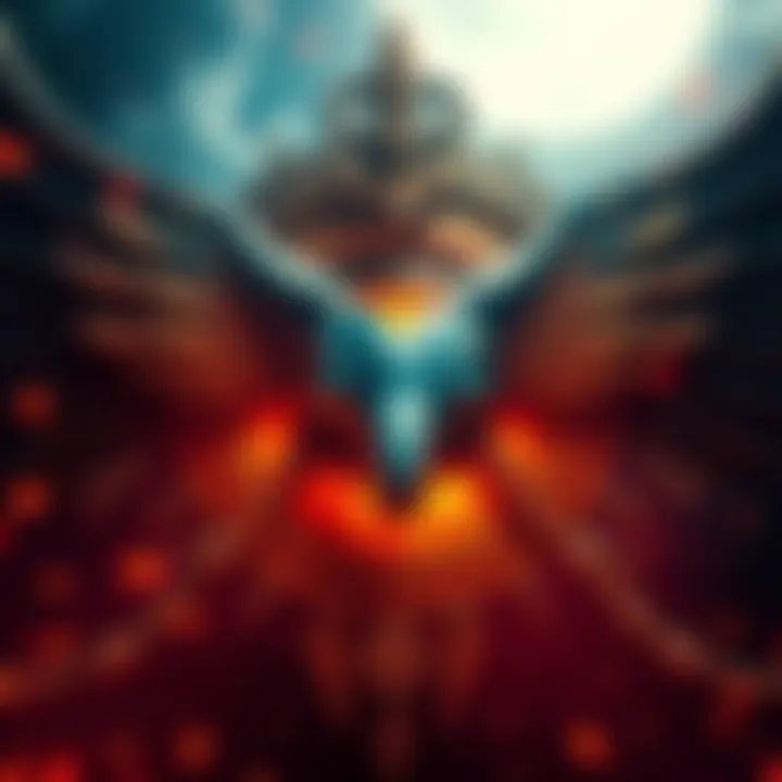 A visual representation of the Eye of Horus symbol integrated with elements representing the Old_Wolves initiative, showcasing cultural aspects.