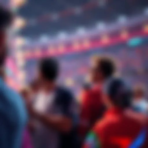 Group of fans debating whether to spend or save gems for the World Cup