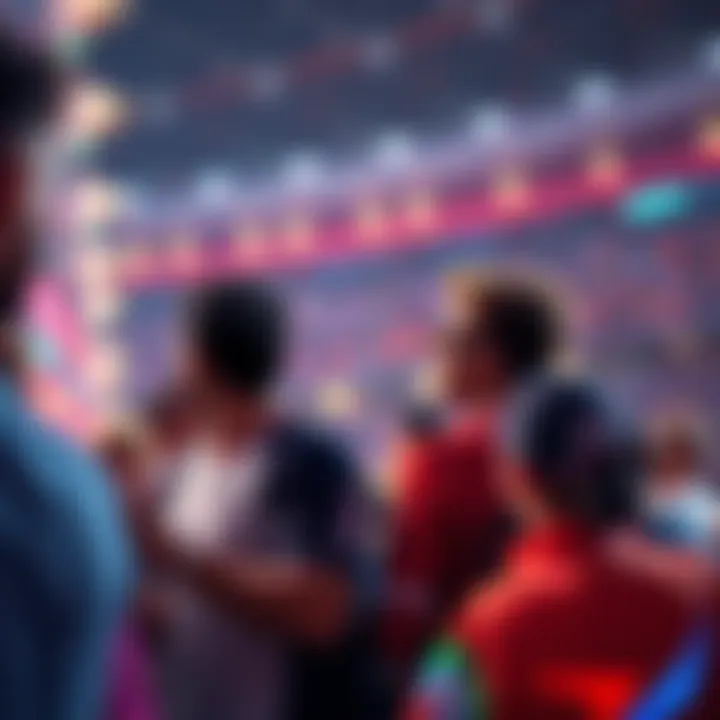 Group of fans debating whether to spend or save gems for the World Cup