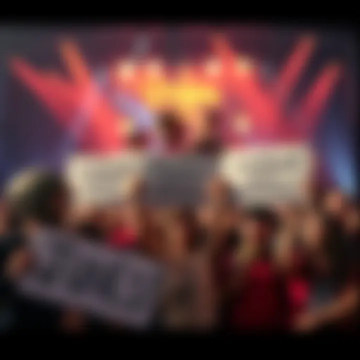 Fans express outrage over show changes Group of fans holding signs showing frustration over changes to a childhood show