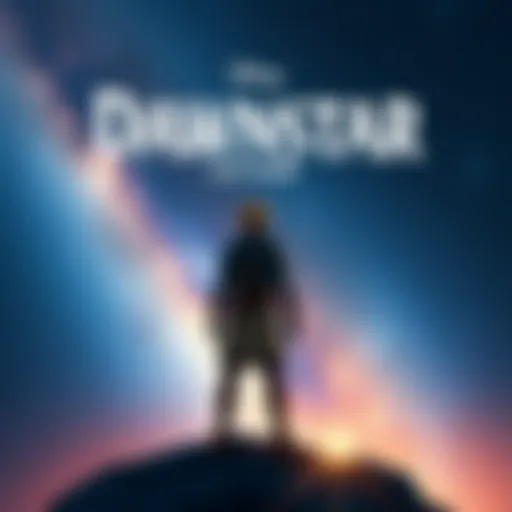 A character named Finn standing in a starry night sky with the last name Dawnstar written above him