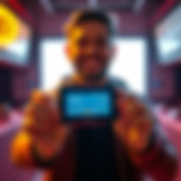 A person holding a new cryptocurrency ledger device, looking pleased and secure about managing digital assets.
