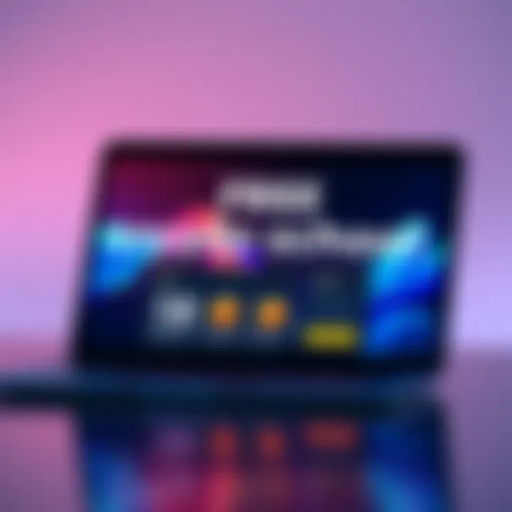 A graphic showing a laptop displaying cryptocurrency modules and cash rewards for learning.