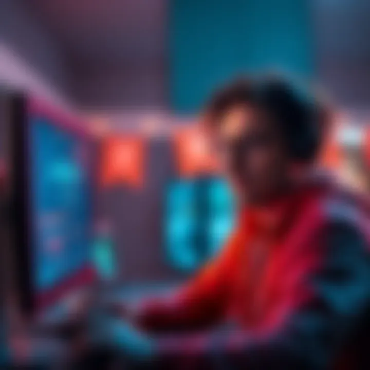 A player showing frustration while looking at a computer screen displaying an error message about game rewards not activating.