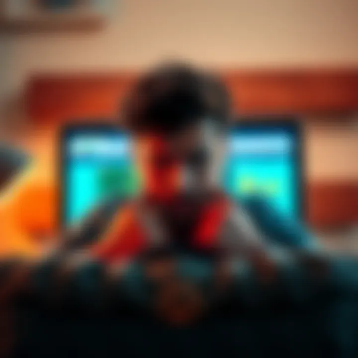 A person looking frustrated with a laptop screen showing low earnings from Honeygain