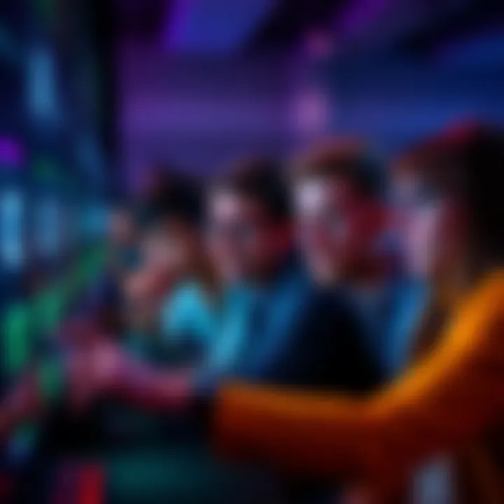 A group of people focused on a screen, showing their frustration during a timed challenge, racing against the clock