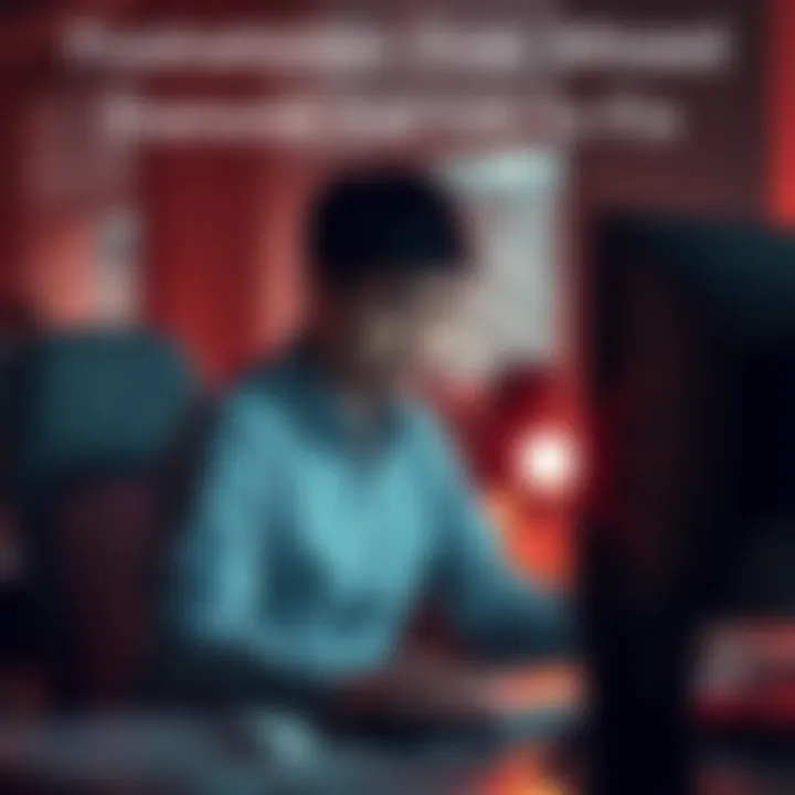 A person looking disappointed while sitting at a computer, indicating frustration with an interface issue.