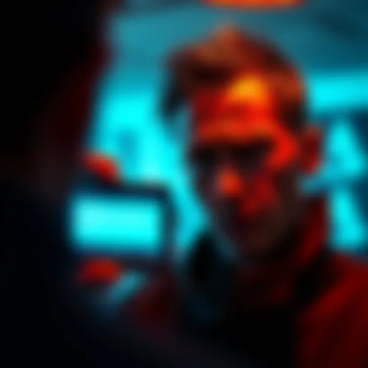 Person looking disappointed at a Trezor 1 hardware wallet with a dim screen and error message