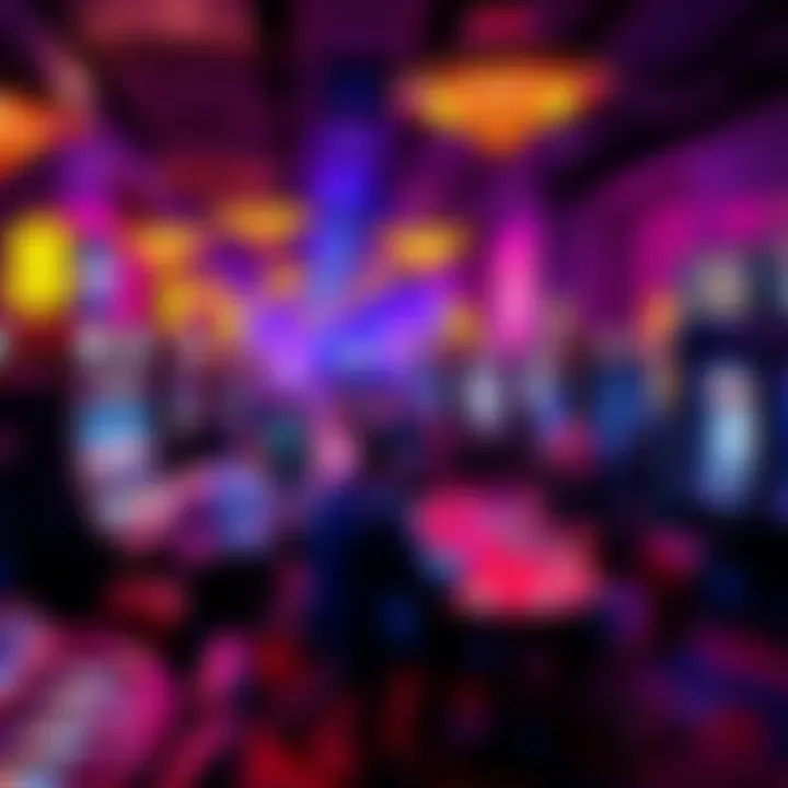 A vibrant casino scene with people engaging in various gambling activities such as poker and slot machines, showcasing modern betting options in 2026.