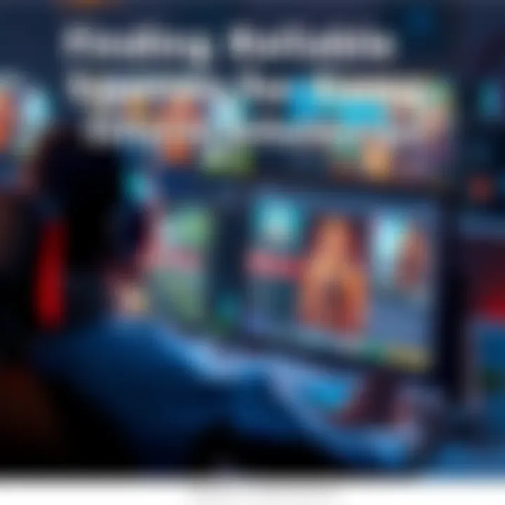 A person browsing game forums and official announcements on a computer, looking for updates about future game features.