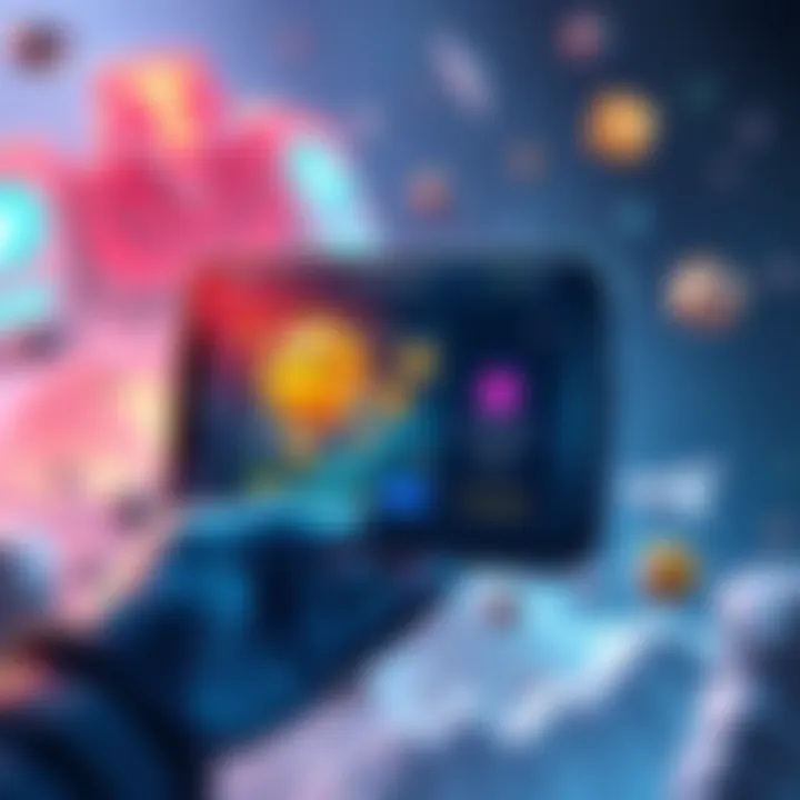 A screenshot of a casual game in a Telegram mini app, showing players catching shards and accessing a DEX wallet.