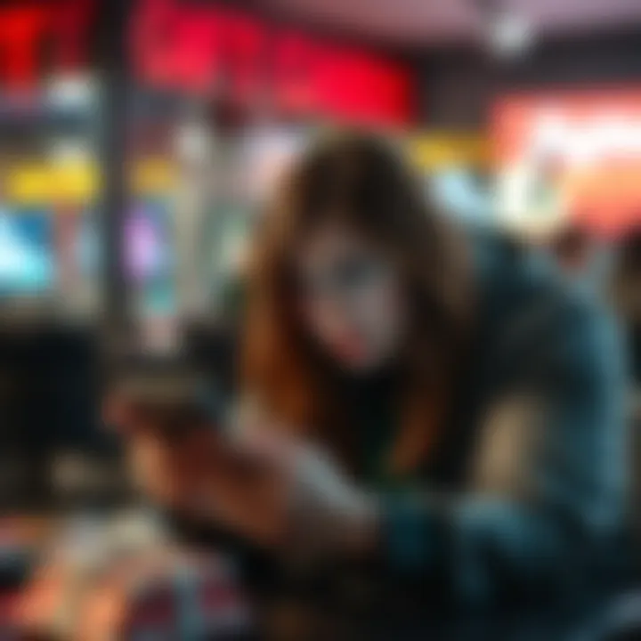 A frustrated person looking at their phone while attempting to redeem a gift card for Sweatcoins, showing disappointment