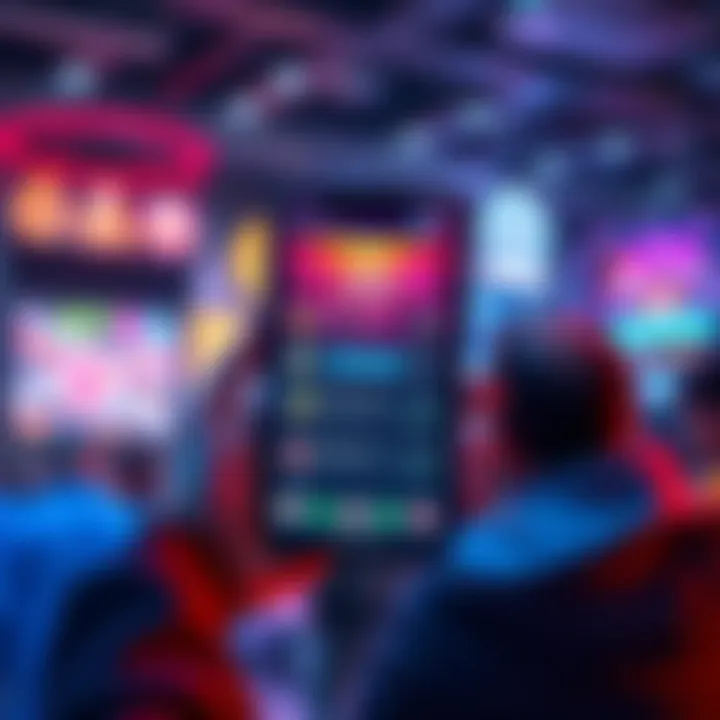 A screenshot of the GlobalPiMarket app showing users earning GPM tokens while playing mind games.