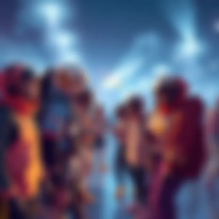 GM Fam Preparing for Battle Members of the GM fam gather in excitement, readying themselves for a competition against Bitto.