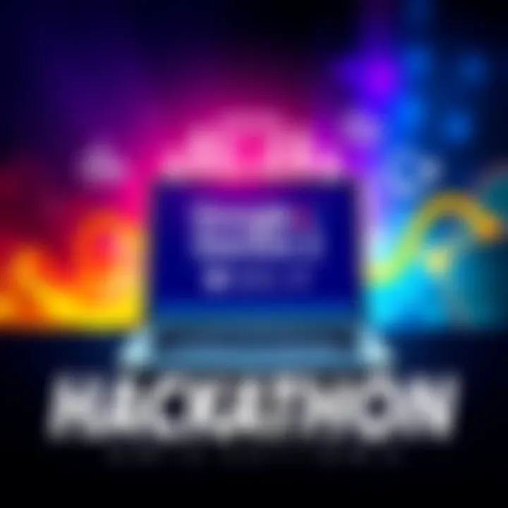 A graphic showing a call for participants in the Google Gemini 3 hackathon with icons of a laptop and teamwork