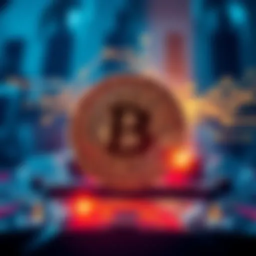 Google Quantum Computing Impact on Bitcoin Illustration of a Bitcoin symbol and a quantum computer, showing the potential threat to cryptocurrency security from quantum technology.