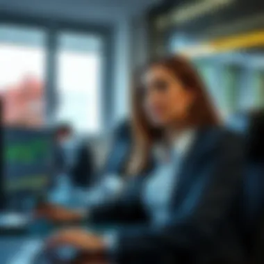 Michele Spagnuolo, a Google engineer, is seen in an office setting, looking concerned while reviewing financial data on a computer screen.