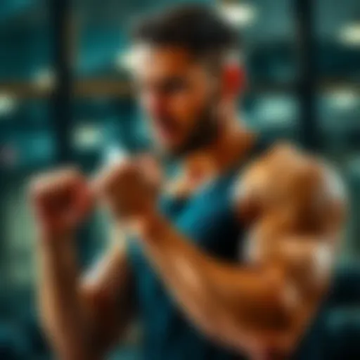 A person demonstrating different grip techniques for enhancing lat muscle growth during a workout