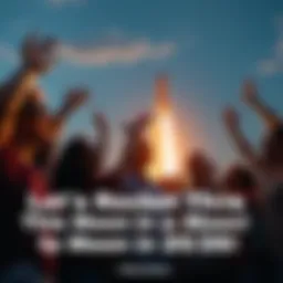 Group celebrating a launch A diverse group of people celebrating with joy and excitement, looking towards a rocket launching into the sky, symbolizing determination and collective ambition for 2026.