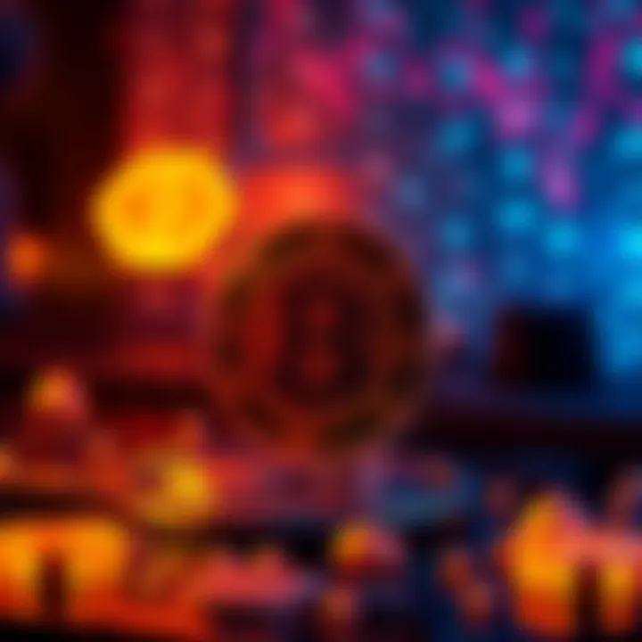 Hedera Hashgraph's HBAR token logo with blockchain symbols in the background.