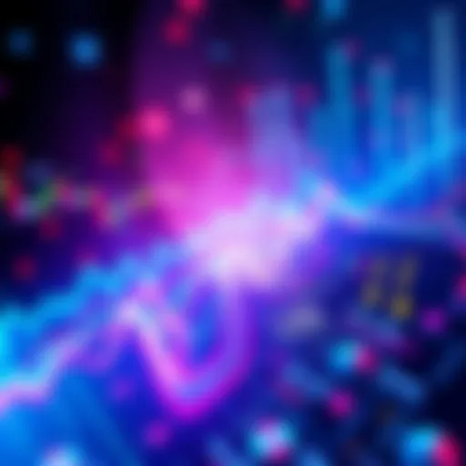 High transaction activity on Hedera Mainnet with colorful graphs indicating spikes in volume