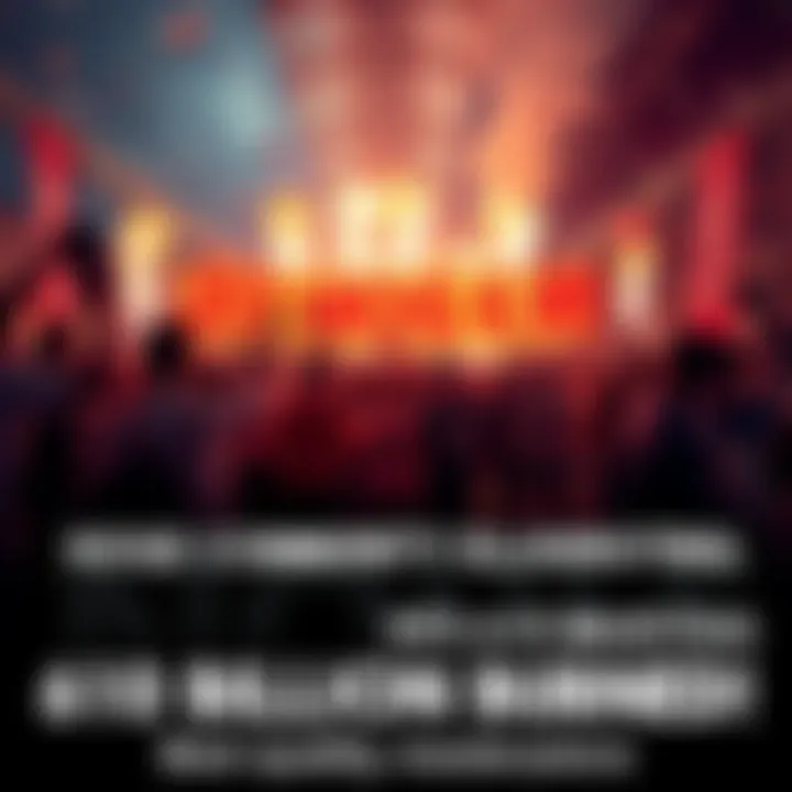 Members of the Hoge community celebrating the burning of 610 billion tokens with banners and graphics