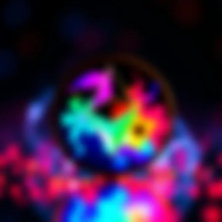 A visual representation of the HOGE meme coin within the Ethereum community, featuring vibrant colors and a playful design symbolizing its popularity in crypto.