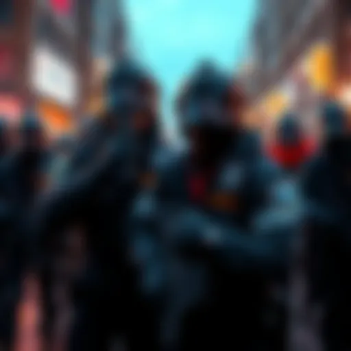 Police officers arresting individuals in a coordinated crackdown on fraud, showcasing international law enforcement collaboration.