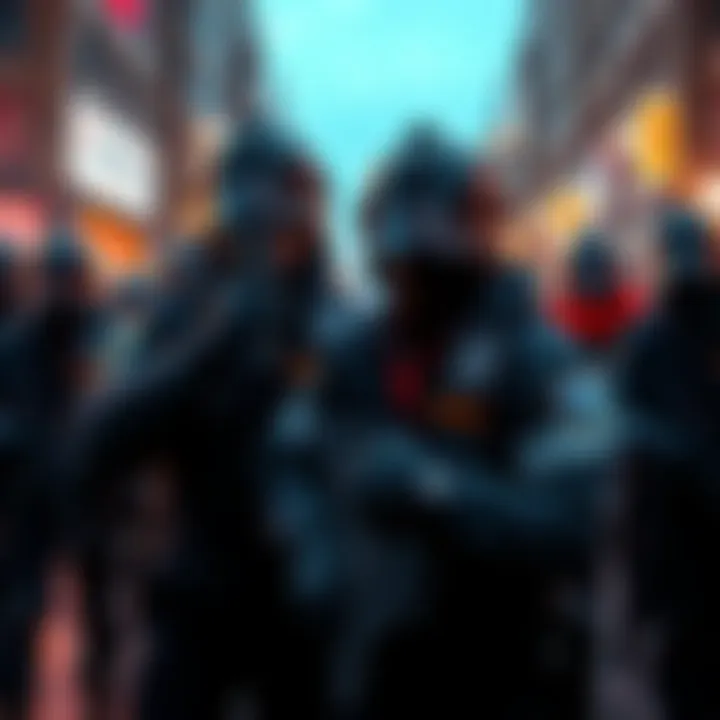 Police officers arresting individuals in a coordinated crackdown on fraud, showcasing international law enforcement collaboration.