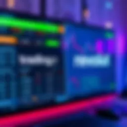 A side-by-side comparison of Trading212 and Revolut on a digital screen, showing investment options and features.