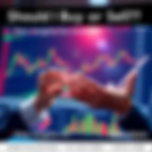 Person holding financial charts and making an investment decision