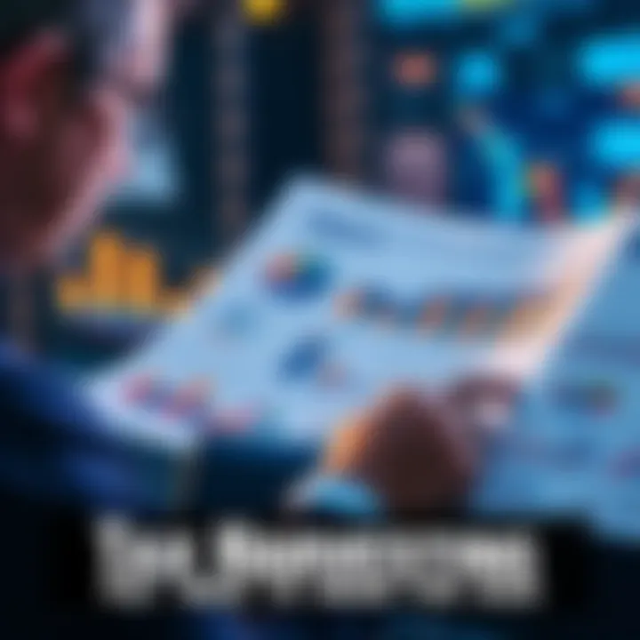 Investment Planning Person analyzing investment strategies with charts and tax forms